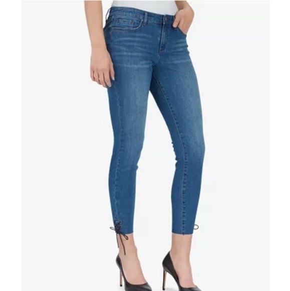 William Rast Skinny Ankle-tie Jean Size 28 NWT - Picture 1 of 7